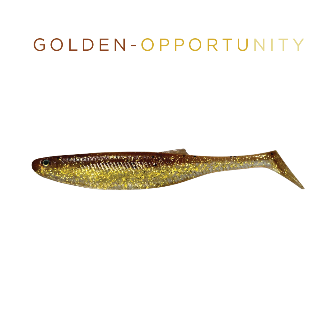 Headbanger BangerShad 3-1/2" 5-pack - Golden Opportunity