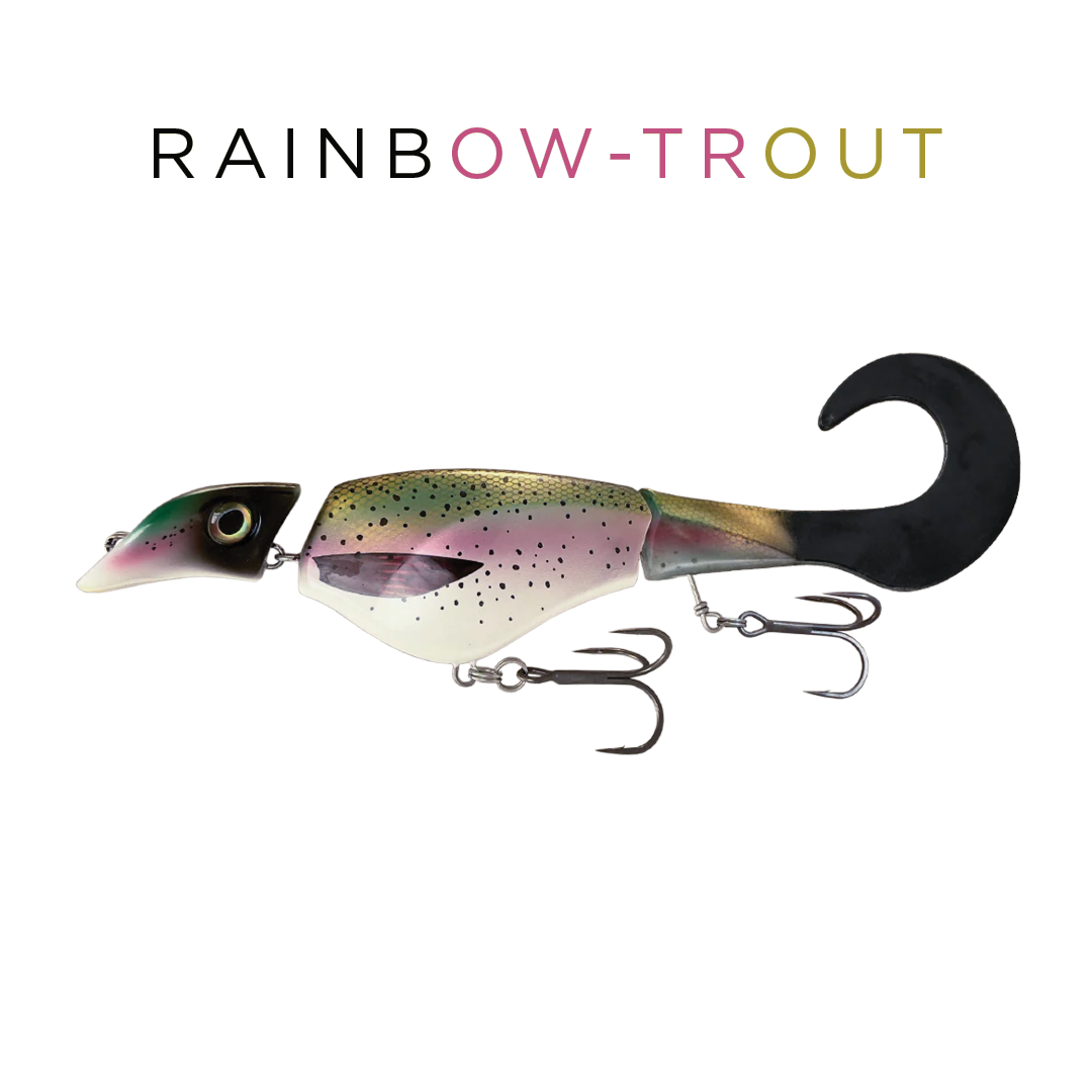 Headbanger Colossus Curly 12" - Rainbow Trout