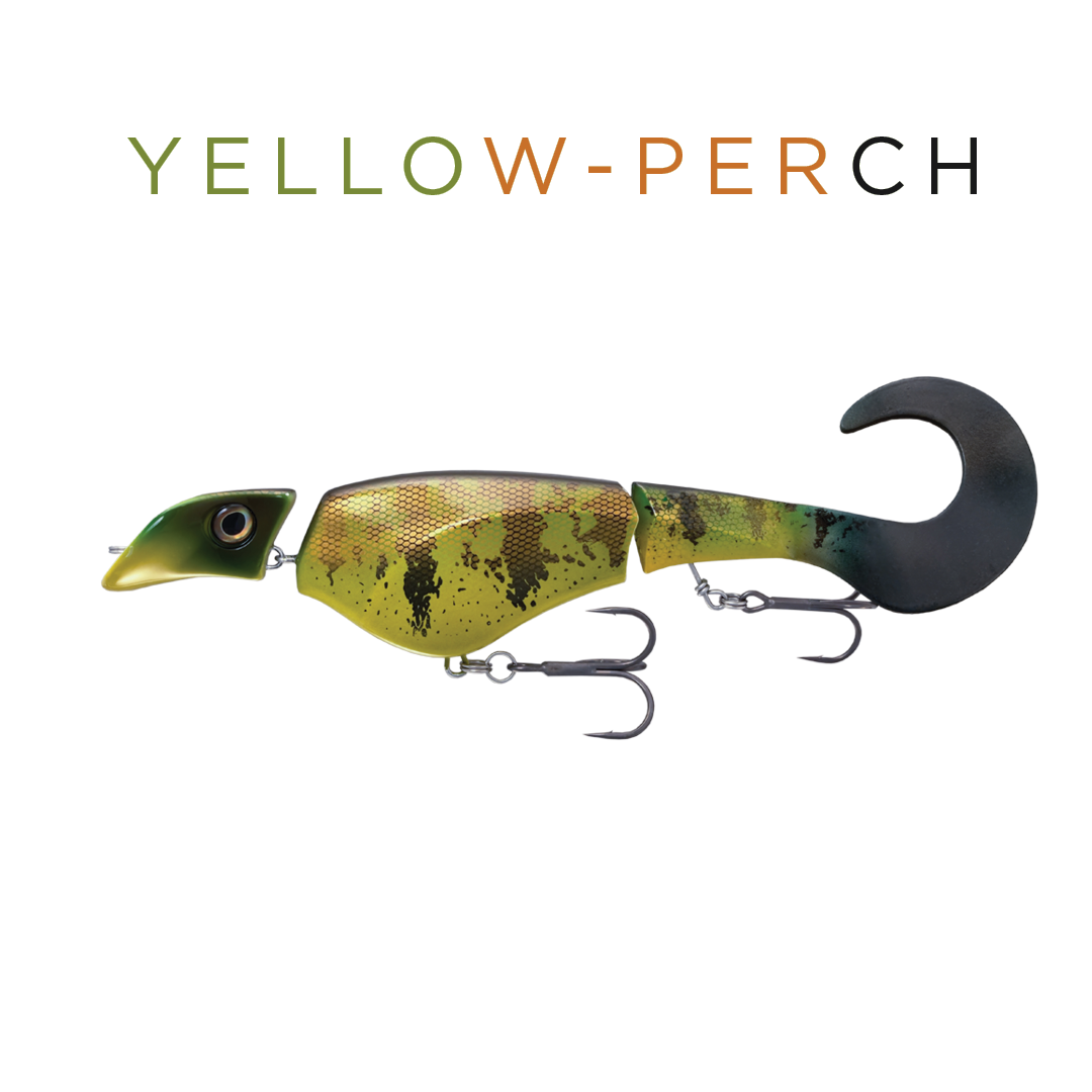 Headbanger Colossus Curly 12" - Yellow Perch