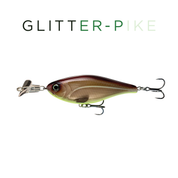 Headbanger Cranky Shad 4" - Glitter Pike