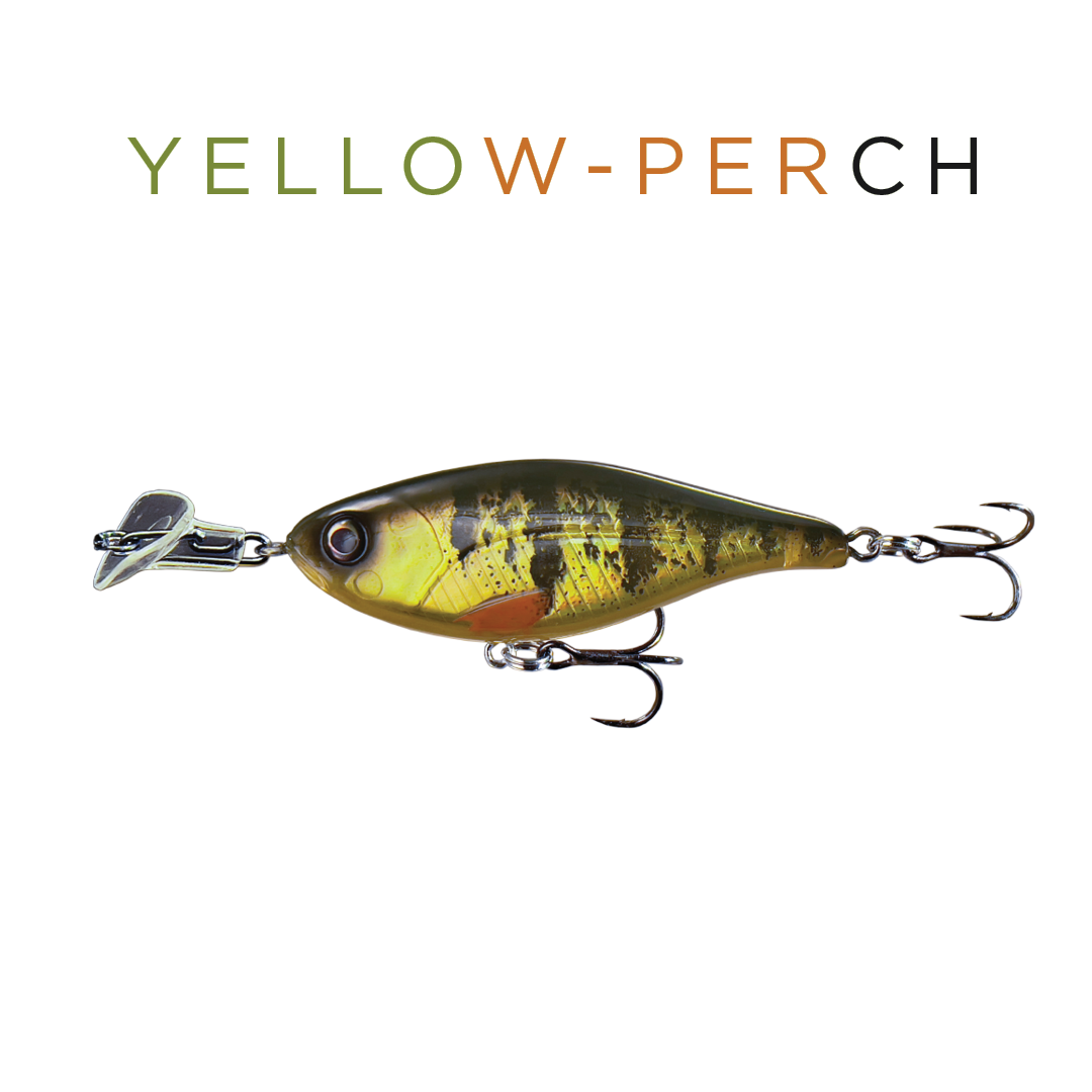 Headbanger Cranky Shad 3" - Yellow Perch
