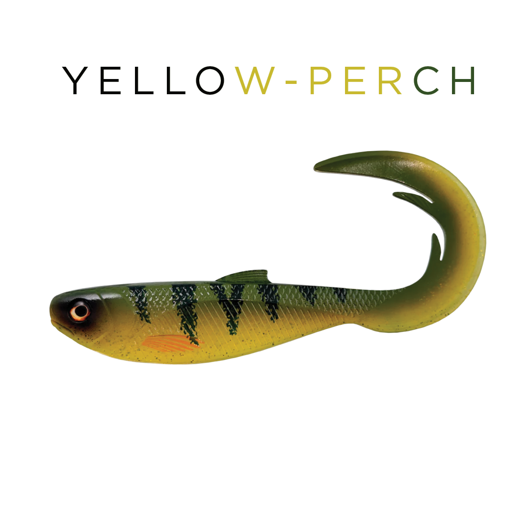 Headbanger FireTail V2 8-1/2" - Yellow Perch