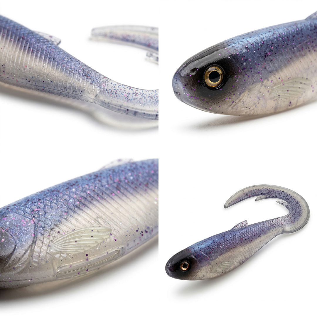 firetail fishing lures Lunker City Fin-S Fish - 4" Berkley flicker shad performance with an even more exaggerated action Heldon Fire tail Sonic Fishing