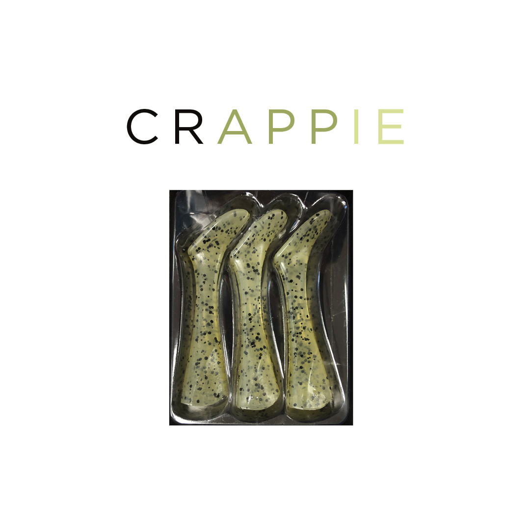Headbanger Shad 6" Replacement Tails - Crappie