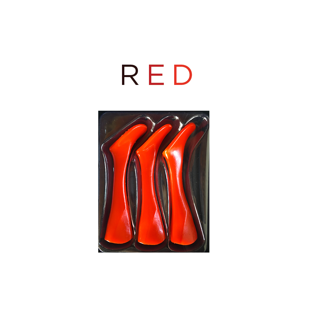 Headbanger Shad 9" Replacement Tails - Red