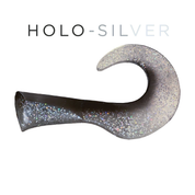 Colossus Curly Replacement Tail - Holo Silver