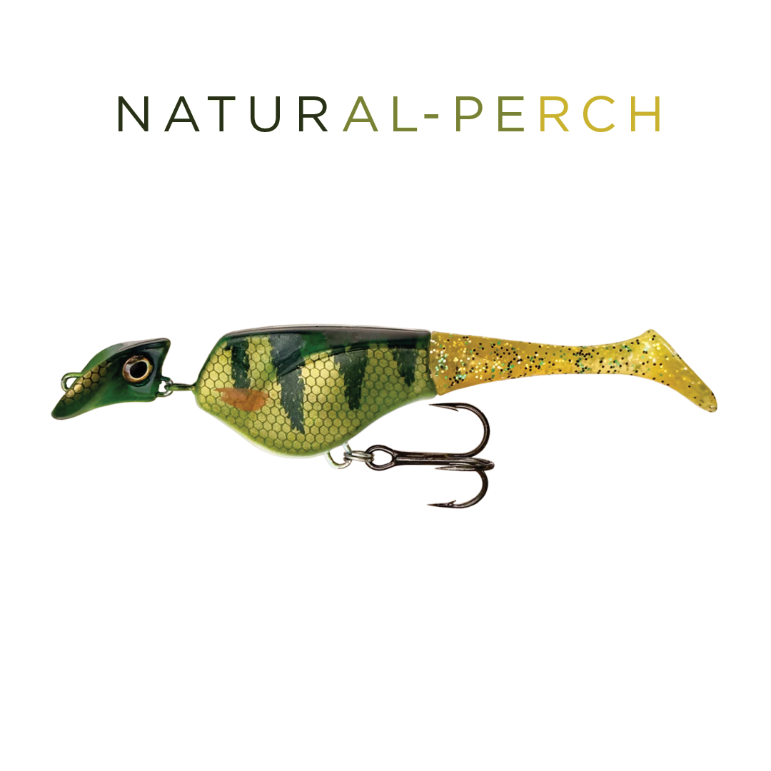 Headbanger Shad 4-1/2" - Natural Perch