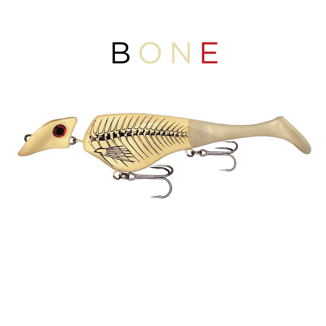 Headbanger Shad 9" - Bone