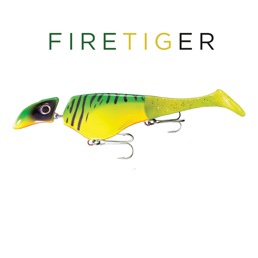Headbanger Shad 9" - Firetiger