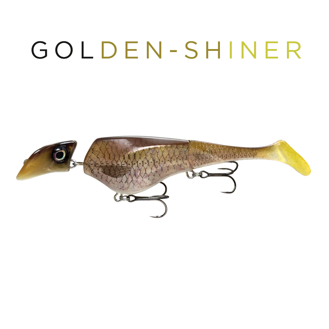 Headbanger Shad 9" - Golden Shiner