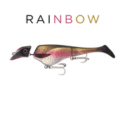Headbanger Shad 9" - Rainbow Trout