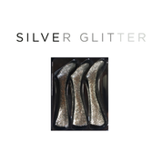 Headbanger Shad 9" Replacement Tails - Silver Glitter