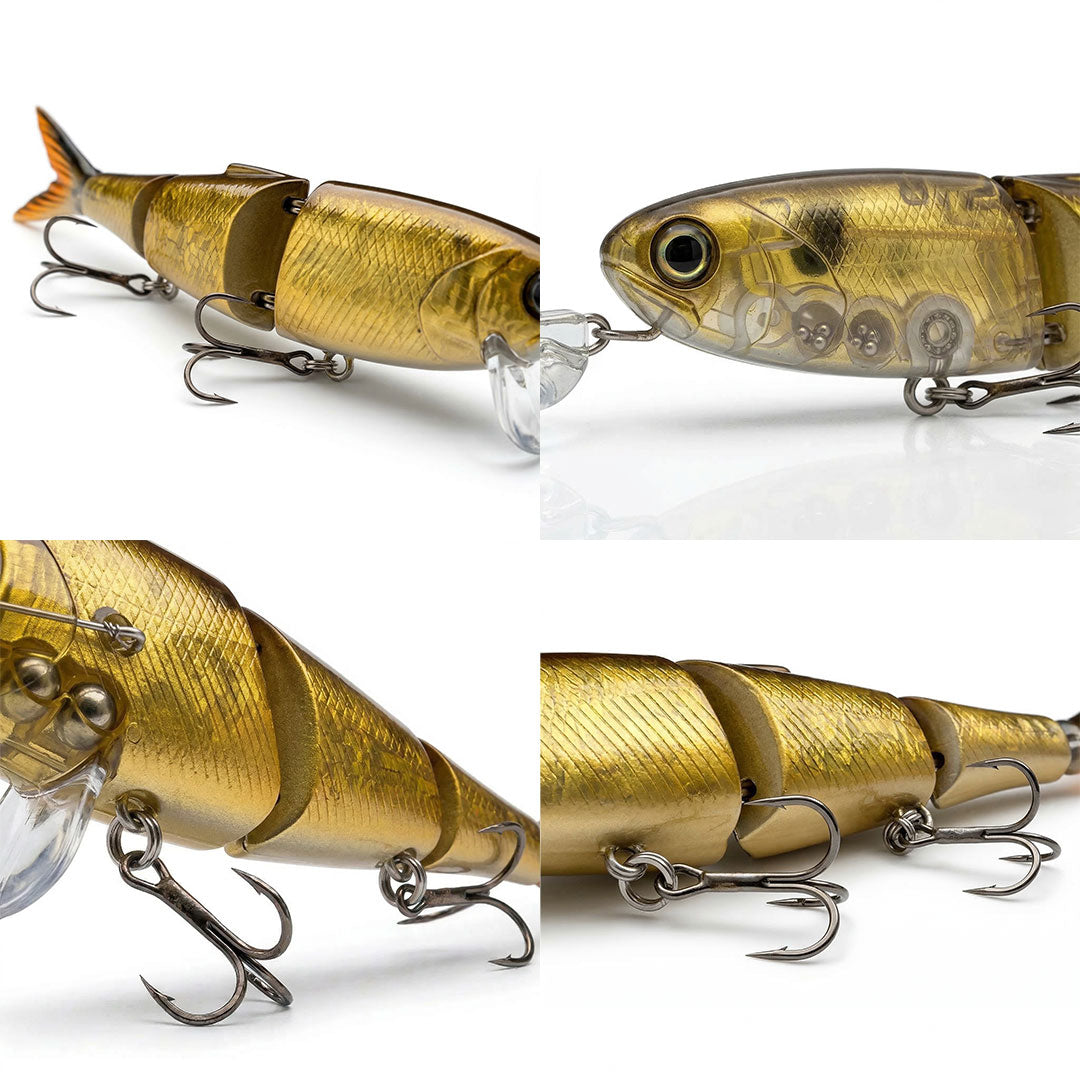 broadhead fishing lure Headbanger Spitfire 4-1/2 Blue/withe