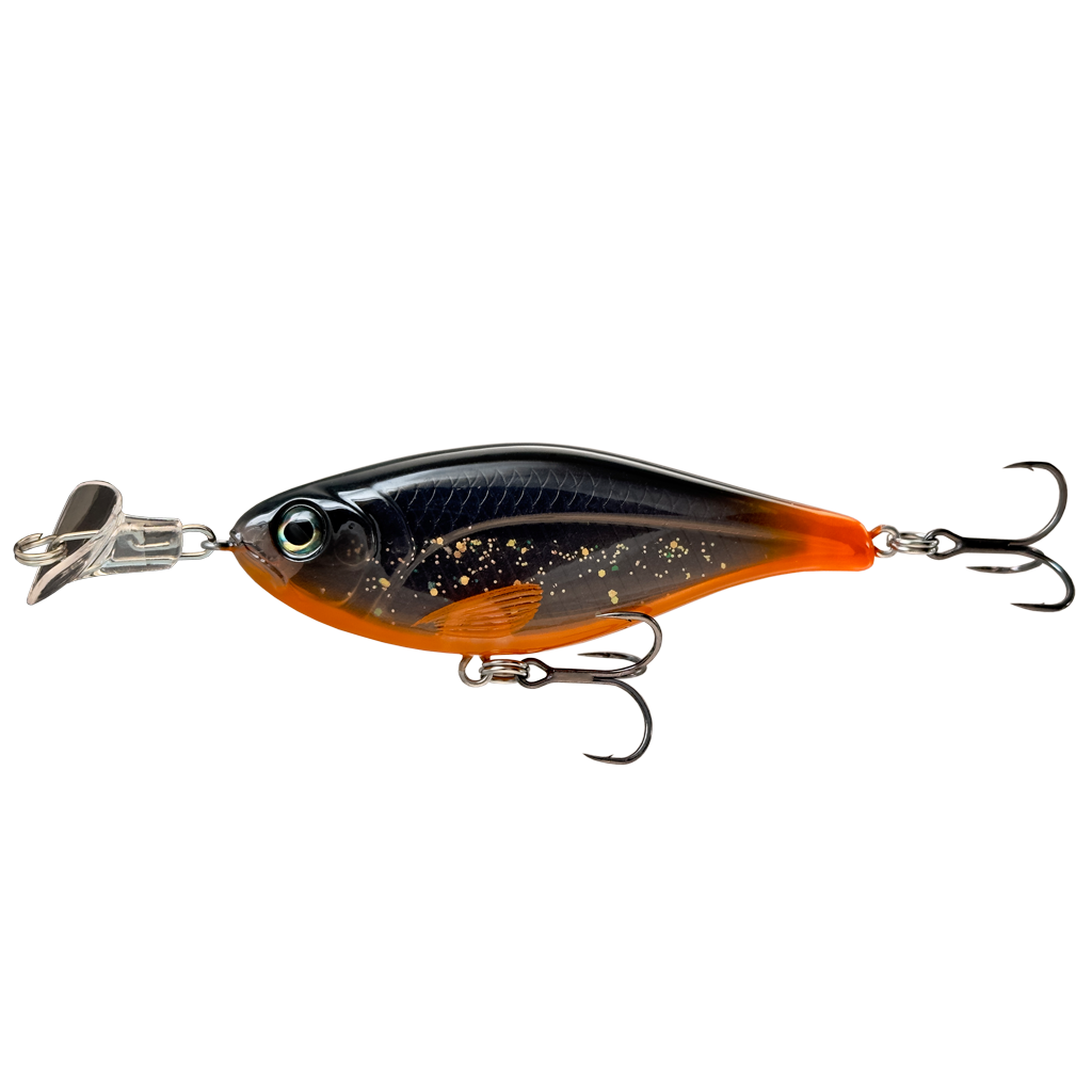 Headbanger Cranky Shad 4" Black/Orange Headbanger Cranky Shad 4" Black/Orange