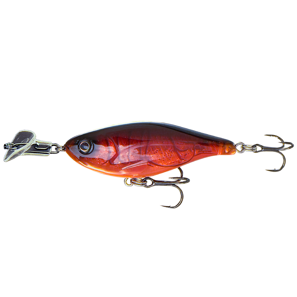 fishing clash bonnethead shark lure Headbanger Cranky Shad 3"